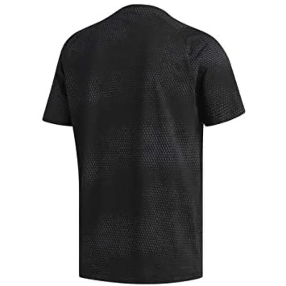 adidas Men's FreeLift Graphic Tech Cotton Short Sleeve Tee, XS, Black/Grey - Picture 5 of 9